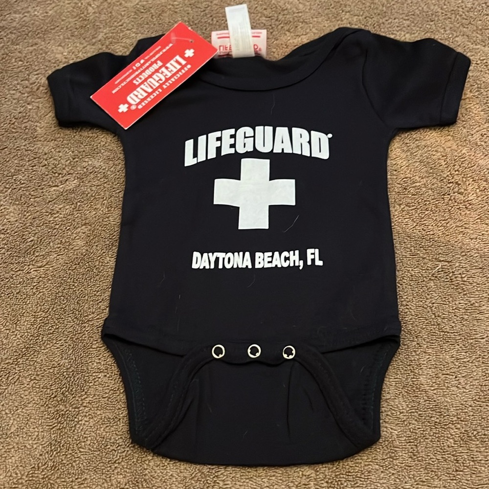 Lifeguard Daytona Beach, Florida onesie
